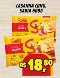 Zattão Supermercado Lasanha congelada sadia oferta