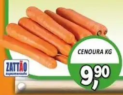 Zattão Supermercado cenoura kg oferta