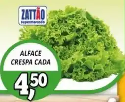 Zattão Supermercado Alface crespa cada oferta