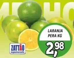 Zattão Supermercado Laranja pera oferta