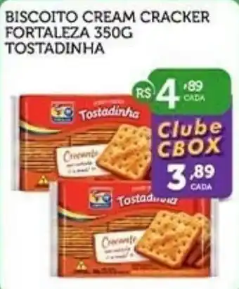 CenterBox biscoito cream cracker fortaleza tostadinha oferta