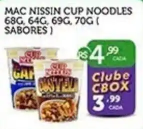 CenterBox Mac nissin cup noodles oferta