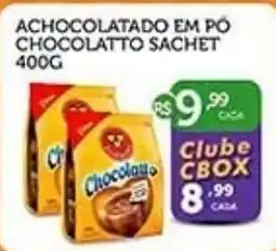 CenterBox achocolatado em pó chocolatto sachet oferta