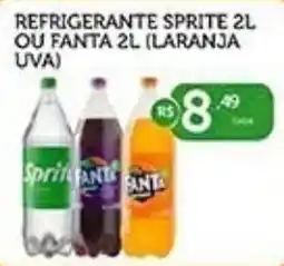 CenterBox refrigerante sprite 2l ou fanta 2l (laranja uva) oferta