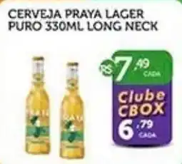 CenterBox Cerveja praya lager puro 330ml long neck oferta