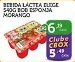 CenterBox bebida láctea elege bob esponja morango oferta