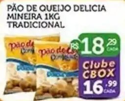 CenterBox pão de queijo delicia mineira tradicional oferta