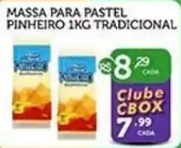 CenterBox Massa para pastel pinheiro 1kg tradicional oferta