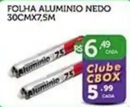 CenterBox folha alumínio nedo oferta