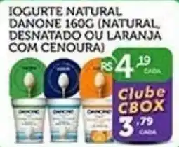 CenterBox Iogurte natural danoné natural ou laranja com cenoura oferta