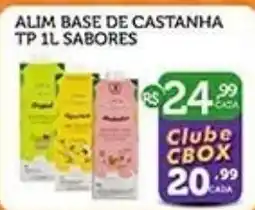 CenterBox Alim base de castanha tp 1l sabores oferta