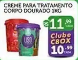 CenterBox creme para tratamento corpo dourado oferta