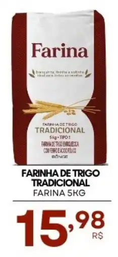 Mercadão Atacadista Farinha de trigo tradicional oferta