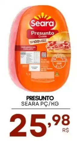 Mercadão Atacadista Presunto seara pç/kg oferta
