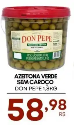 Mercadão Atacadista azeitona verde sem caroço oferta