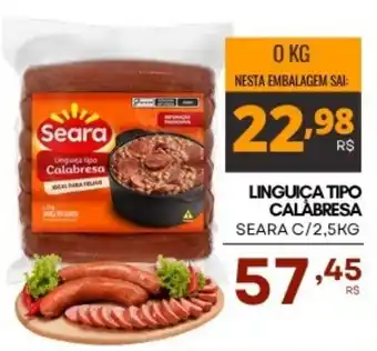 Linguiça tipo calabresa