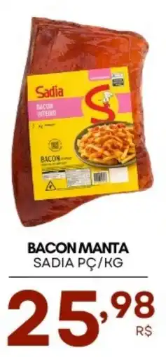Mercadão Atacadista Bacon manta oferta
