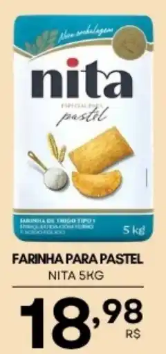 Mercadão Atacadista Farinha para pastel nita 5kg oferta