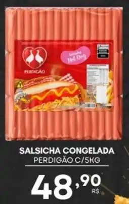Mercadão Atacadista Salsicha congelada oferta