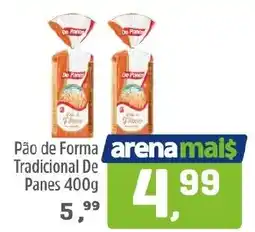Arena Atacado Pão de Forma Tradicional De Panes oferta