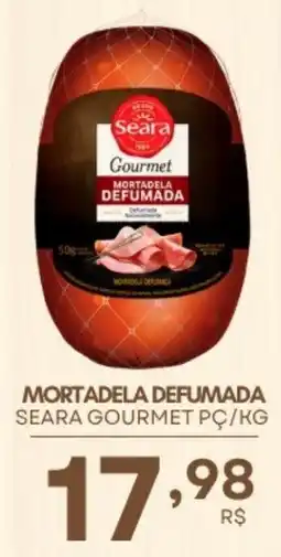 Mercadão Atacadista mortadela defumada seara gourmet oferta