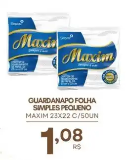 Mercadão Atacadista guardanapo folha simples pequeno maxim oferta