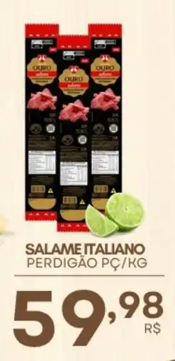 Mercadão Atacadista Salame italiano oferta
