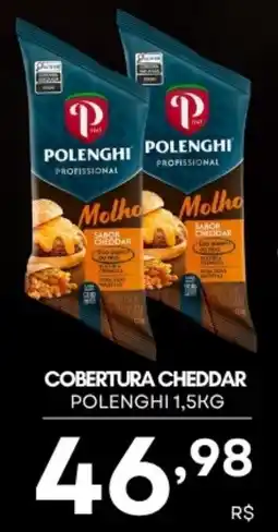 Mercadão Atacadista cobertura cheddar oferta