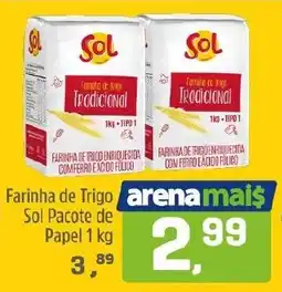 Arena Atacado Farinha de trigo sol oferta