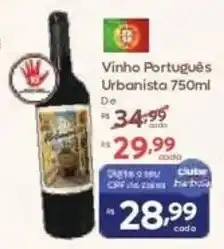 Barbosa Supermercados Vinho Português Urbanista oferta