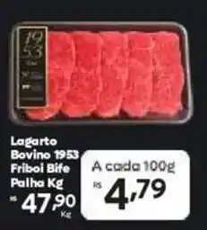 Lagarto Bovino Bife Palha