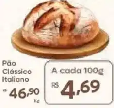 Barbosa Supermercados Pão Clássico Italiano oferta