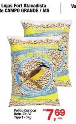 Fort Atacadista Feijão Carioca Bem-Te-Vi oferta