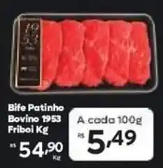 Barbosa Supermercados Bife Patinho Bovino 1953 oferta