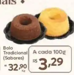 Barbosa Supermercados Bolo Tradicional (Sabores) oferta