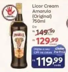 Barbosa Supermercados Licor Cream Amarula (Original) oferta