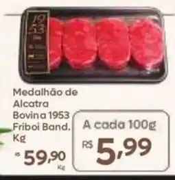 Barbosa Supermercados Medalhão de Alcatra Bovina 1953 Friboi Band oferta
