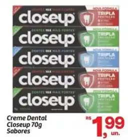 Fort Atacadista Creme Dental Closeup oferta