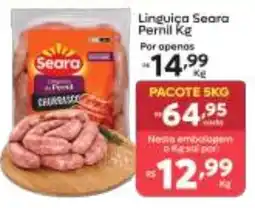 Barbosa Supermercados Linguica Seara Pernil oferta