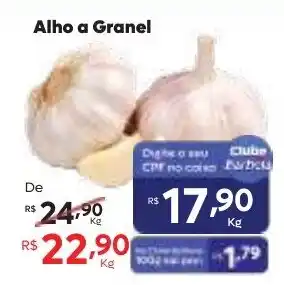 Barbosa Supermercados Alho a granel oferta