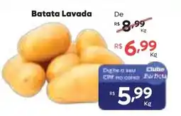 Barbosa Supermercados Batata lavada oferta