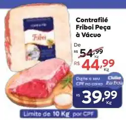 Barbosa Supermercados Contrafilé Friboi Peça à Vácuo oferta