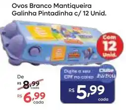 Barbosa Supermercados Ovos Branco Mantiqueira Galinha Pintadinha oferta