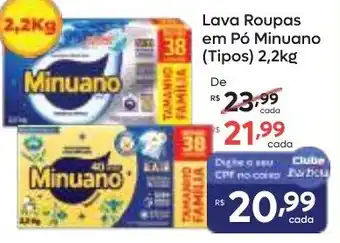 Lava Roupas em Pó Minuano (Tipos)