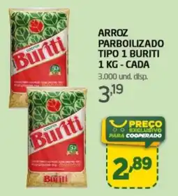 Cooper Arroz parboilizado tipo 1 buriti oferta
