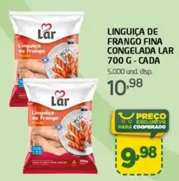 Cooper Linguiça de frango fina oferta
