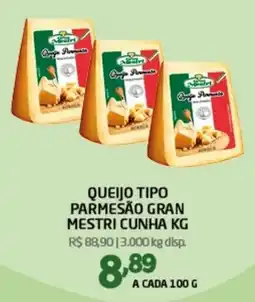Cooper Queijo tipo parmesão gran mestri cunha oferta