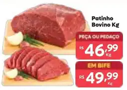 Barbosa Supermercados Patinho Bovino Kg oferta