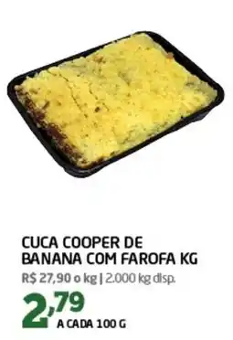 Cooper Cuca cooper de banana com farofa oferta