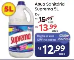 Barbosa Supermercados Água Sanitária Suprema oferta